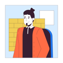 پیش‌نمایش فایل positive-man-office-worker-11506503 از پک شغل کارمندان اداری