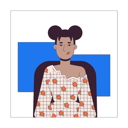 پیش‌نمایش فایل pretty-black-woman-sitting-in-chair-11506504 از پک شغل کارمندان اداری