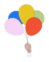 پیش‌نمایش فایل air-balloons-bunch-holding-11538430 از پک بزرگسالان با سایز پلاس