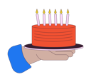 پیش‌نمایش فایل birthday-cake-with-burning-candles-showing-11538429 از پک بزرگسالان با سایز پلاس