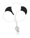پیش‌نمایش فایل air-balloons-bunch-holding-11538468 از پک بزرگسالان با سایز پلاس