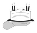 پیش‌نمایش فایل birthday-cake-with-frog-face-holding-11538466 از پک بزرگسالان با سایز پلاس