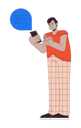 پیش‌نمایش فایل hindu-man-with-overweight-holding-smartphone-11538380 از پک سبک زندگی افراد پلاس‌سایز