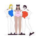 پیش‌نمایش فایل multiracial-curvy-women-best-friends-11538377 از پک سبک زندگی افراد پلاس‌سایز