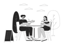 پیش‌نمایش فایل diverse-couple-of-plus-sized-people-in-cafe-11538413 از پک سبک زندگی افراد پلاس‌سایز
