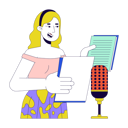 پیش‌نمایش فایل blonde-woman-voiceover-artist-11575154 از پک بزرگسالان فناوری هوش مصنوعی