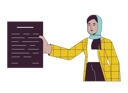 پیش‌نمایش فایل hijab-office-worker-giving-paperwork-11632010 از پک جهانی تیم همکاری
