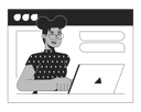 پیش‌نمایش فایل black-woman-on-web-meeting-11632084 از پک جهانی تیم همکاری