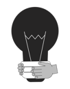 پیش‌نمایش فایل light-bulb-in-hands-11632103 از پک جهانی تیم همکاری