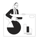 پیش‌نمایش فایل office-lady-with-business-presentation-slide-11632099 از پک جهانی تیم همکاری