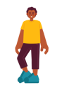 پیش‌نمایش فایل african-american-youngster-standing-11634894 از پک کودکان والدین