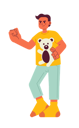 پیش‌نمایش فایل angry-preteen-boy-with-stuffed-bear-threatening-11634918 از پک کودکان والدین