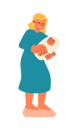 پیش‌نمایش فایل caucasian-mother-with-newborn-baby-11634899 از پک کودکان والدین