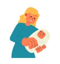پیش‌نمایش فایل european-mom-holding-baby-11634898 از پک کودکان والدین
