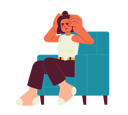 پیش‌نمایش فایل exhausted-woman-in-armchair-11634920 از پک کودکان والدین