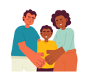 پیش‌نمایش فایل mixed-race-parents-with-smiling-son-11634893 از پک کودکان والدین