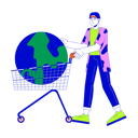پیش‌نمایش فایل asian-man-buying-whole-world-11719423 از پک مشکل مصرف‌گرایی افراطی