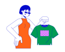 پیش‌نمایش فایل asian-woman-showing-fixed-t-shirt-11719411 از پک مشکل مصرف‌گرایی افراطی