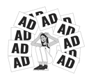 پیش‌نمایش فایل arab-woman-threatened-by-annoying-ads-11719497 از پک مشکل مصرف‌گرایی افراطی