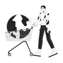 پیش‌نمایش فایل asian-man-buying-whole-world-11719500 از پک مشکل مصرف‌گرایی افراطی