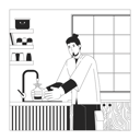 پیش‌نمایش فایل european-guy-filling-bottle-with-water-in-kitchen-11719504 از پک مشکل مصرف‌گرایی افراطی