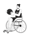 پیش‌نمایش فایل disabled-caucasian-man-playing-basketball-11872385 از پک افراد متنوع با معلولیت