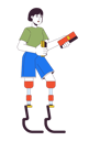 پیش‌نمایش فایل asian-woman-with-prosthetic-legs-holding-books-11872179 از پک افراد متنوع با معلولیت