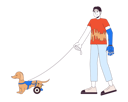پیش‌نمایش فایل disabled-asian-man-walking-wheelchaired-dog-11872181 از پک افراد متنوع با معلولیت