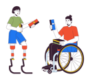 پیش‌نمایش فایل disabled-readers-11872178 از پک افراد متنوع با معلولیت