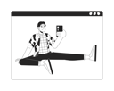 پیش‌نمایش فایل asian-man-blogger-with-smartphone-online-11883426 از پک بزرگسالان چندنژادی شاد