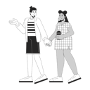 پیش‌نمایش فایل diverse-couple-walking-together-11883432 از پک بزرگسالان چندنژادی شاد