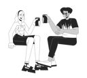 پیش‌نمایش فایل happy-diverse-couple-with-drinks-11883414 از پک بزرگسالان چندنژادی شاد