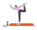 پیش‌نمایش فایل flexible-indian-woman-doing-yoga-11883321 از پک بزرگسالان چندنژادی شاد