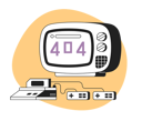 پیش‌نمایش فایل black-white-error-404-on-tv-screen-11903472 از پک قدیمی و کلاسیک و فانتزی