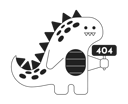 پیش‌نمایش فایل cute-dinosaur-holds-sign-black-white-error-404-11903466 از پک قدیمی و کلاسیک و فانتزی