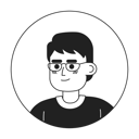 پیش‌نمایش فایل handsome-boy-with-glasses-12109605 از پک تنوع انسانی