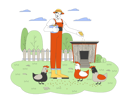 پیش‌نمایش فایل asian-man-feeding-chickens-12218498 از پک صنعت کشاورزی