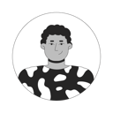 پیش‌نمایش فایل afro-curly-hair-black-man-smirking-12296488 از پک مدیریت محصول