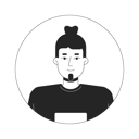 پیش‌نمایش فایل caucasian-man-bun-and-beard-goatee-12296499 از پک مدیریت محصول