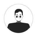 پیش‌نمایش فایل caucasian-man-in-round-glasses-and-turtleneck-tshirt-12296513 از پک مدیریت محصول