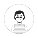 پیش‌نمایش فایل korean-woman-wearing-slim-sunglasses-12296491 از پک مدیریت محصول
