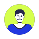 پیش‌نمایش فایل caucasian-piercing-man-with-moustache-12296265 از پک مدیریت محصول