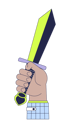 پیش‌نمایش فایل hand-raising-up-sword-12296258 از پک مدیریت محصول