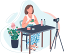 پیش‌نمایش فایل beauty-vlogger-3910448 از پک فعالیت سرگرمی