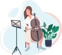 پیش‌نمایش فایل cello-player-3910440 از پک فعالیت سرگرمی