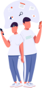 پیش‌نمایش فایل gen-z-couple-communicating-online-3923599 از پک نسل زد