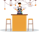 پیش‌نمایش فایل barman-making-drinks-3944979 از پک کارکنان هتل