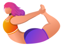 پیش‌نمایش فایل dhanurasana-3955704 از پک حالت‌های یوگا