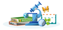 پیش‌نمایش فایل biology-book-and-equipment-3941977 از پک موضوعات مدرسه