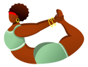 پیش‌نمایش فایل dhanurasana-3955717 از پک حالت‌های یوگا